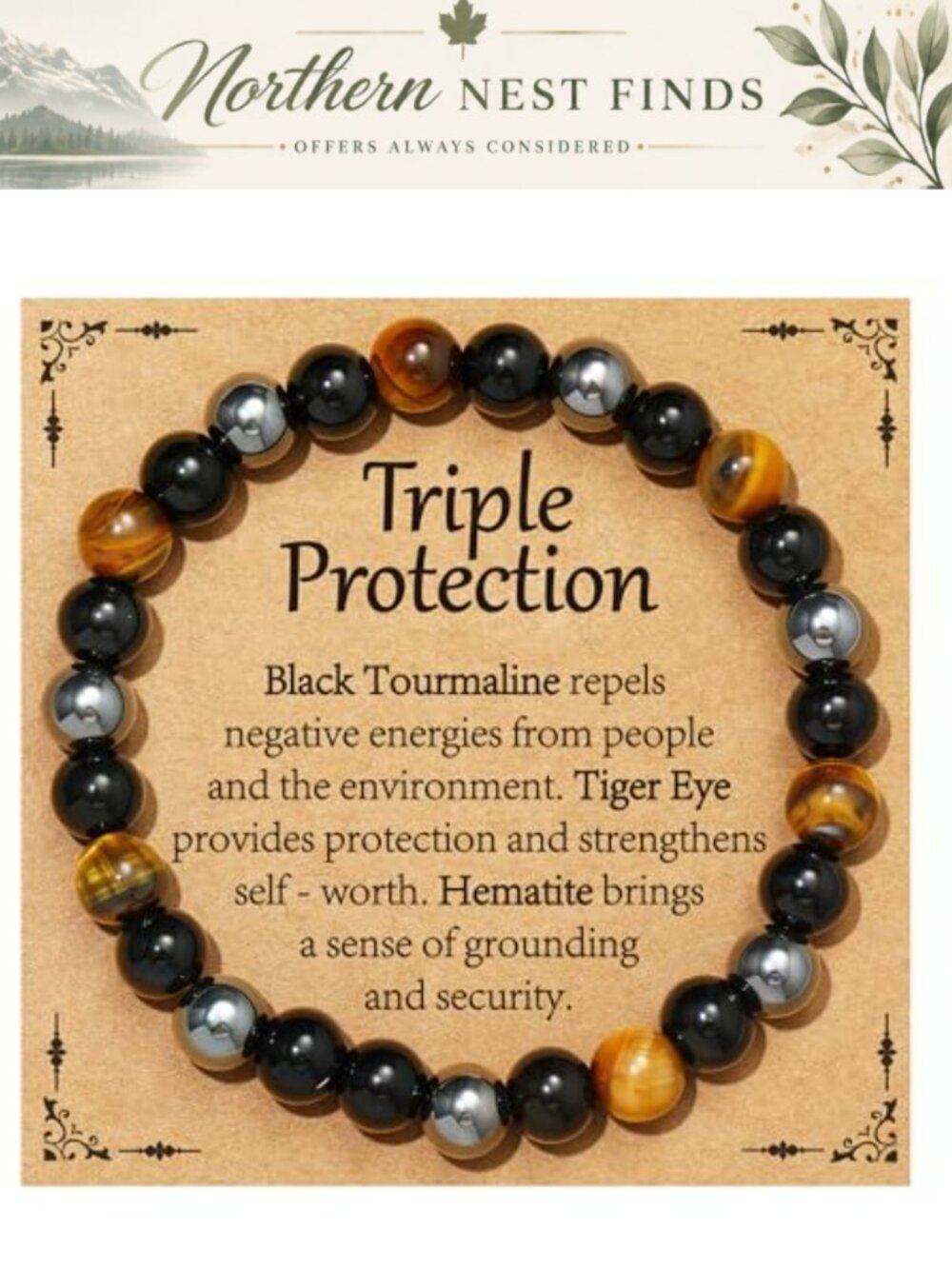 8mm Natural Stone Beaded Stretch Bracelet for Women Gemstone Crystal Jewellery